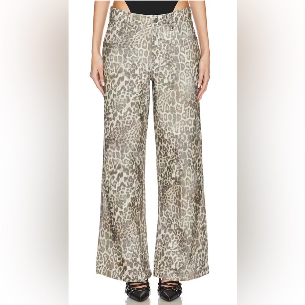 Jaded London Colossus in Faded Leopard Print